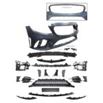 Pare-chocs avant arriere et bas de caisse pack AMG pour mercedes classe c w205 berline – Image 5
