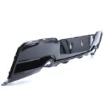 Diffuseur arrière noir brillant look M performance pour BMW série 1 F20 F21 phase 1 07/2011-02/2015 – Image 4