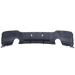 Diffuseur arrière noir brillant look M performance pour BMW série 1 F20 F21 phase 1 07/2011-02/2015 – Image 2