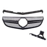 Calandre look AMG noir brillant pour MERCEDES classe E coupé c207 w207 phase 2 de 05/2013 à 05/2017