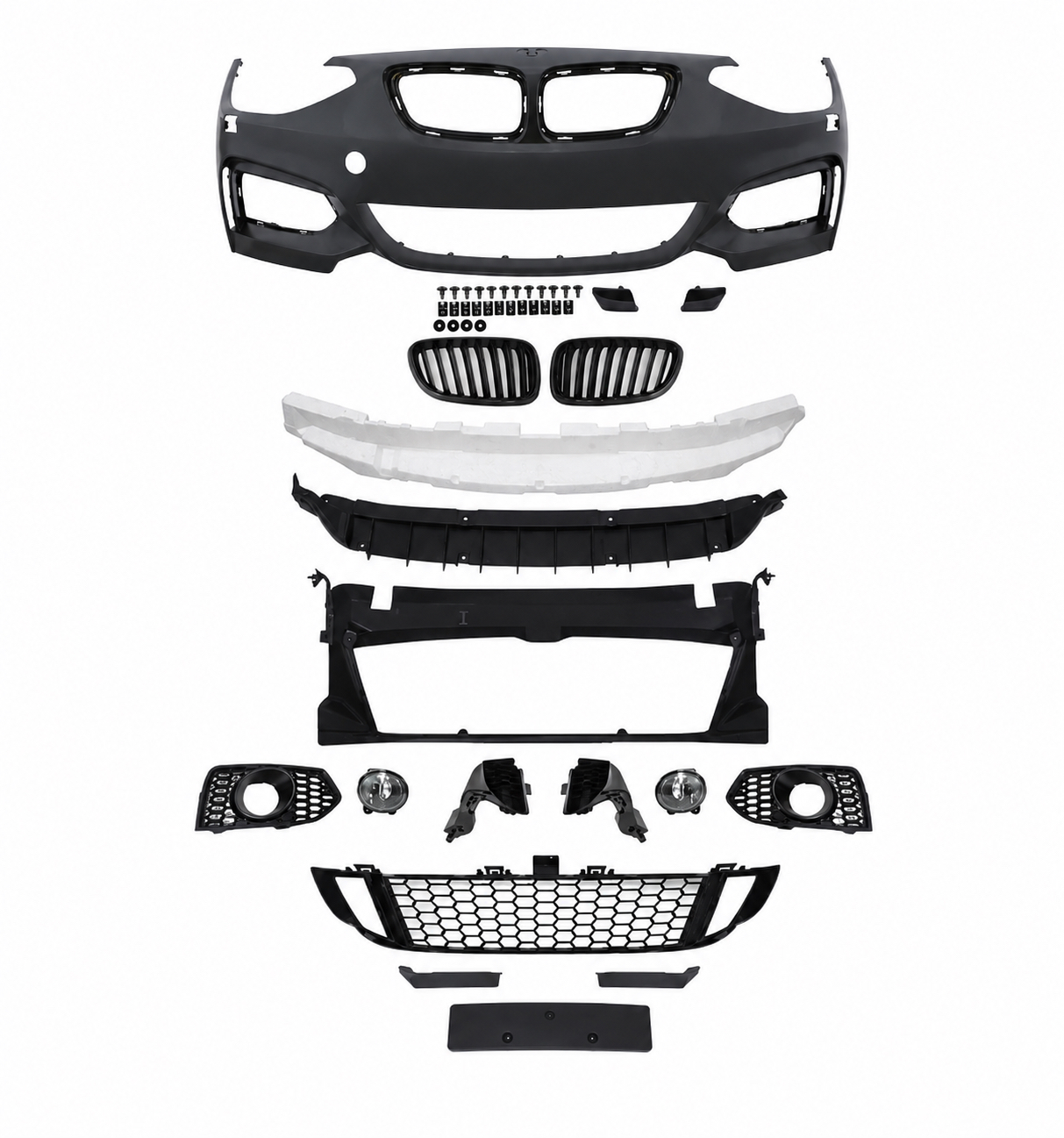 A22CDA4F-AE83-4825-8D9E-35E2B58E347B Pare-chocs avant look pack M phase 2 pour BMW série 1 F20 F21 phase 1 de 07/2011 à 02/2015 – Image 1