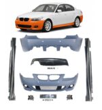 Pare-chocs avant arrière bas de caisse et antibrouillards pack M pour BMW série 5 E60 berline phase 1