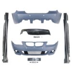 Pare-chocs avant arrière bas de caisse et antibrouillards pack M pour BMW série 5 E60 berline phase 1 – Image 7